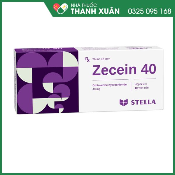 Zecein thuốc chống co thắt cơ